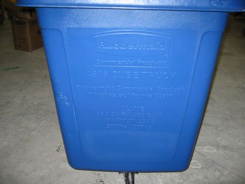 Rubbermaid recycling rectangular cube truck for sale