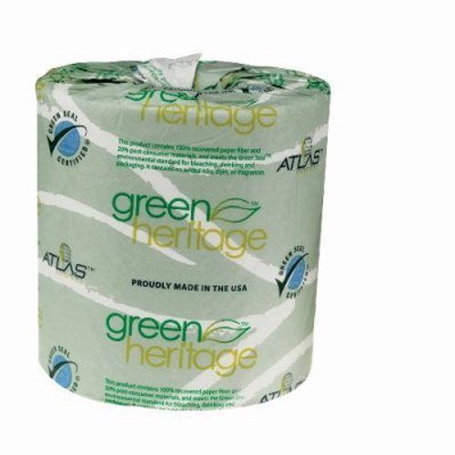 Atlas green heritage 1-ply toilet paper, 96 rolls (apm 115green) for sale