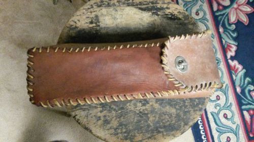 VINTAGE LEATHER HOLSTER FOR TWO WAY RADIO