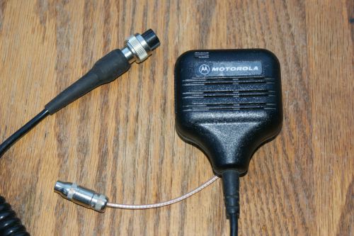 Motorola speaker mic w/ lapel clip for p100  ntn4849a for sale