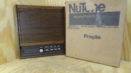 New Nutone IS-408D 8&#034; Inside Intercom Speaker System Brown Walnut Color
