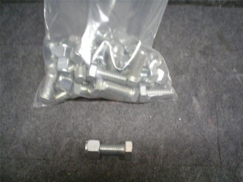 25 ct lot 5/8&#034;-11 x 1-3/4&#034; grade 5 bolt with lock nut for sale
