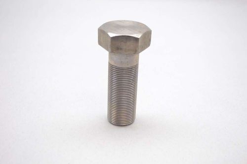 NEW STAINLESS HEX CAP BOLT 1-1/4-7X3-1/2 IN THREAD 4-1/4 IN TOTAL LENGTH D419659