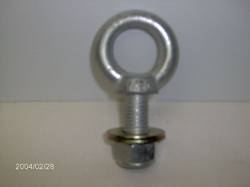 M20 x 2.5 eye bolt with washers &amp; nut galvanized for sale