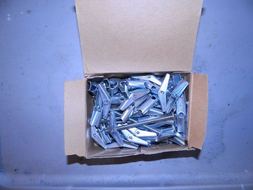 Powers fasteners toggle bolts 1/4 x4&#034; long nib 45pcs. for sale