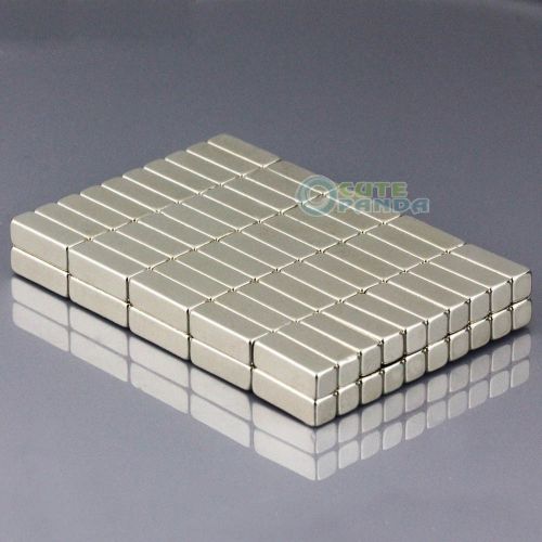Lot 50pcs Strong Cuboid Block Bar Magnets 12 x 4 x 4mm Rare Earth Neodymium N50