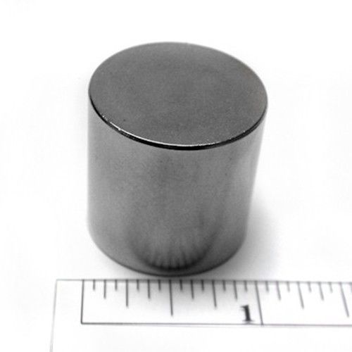 10 super strong neodymium cylinder magnets n52 1&#034;x1&#034; magnet (lot of 10) for sale