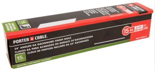 PORTER-CABLE PDA15250G-2 2-1/2-Inch 15-Gauge Galvanized D/A Angle Finish Nails