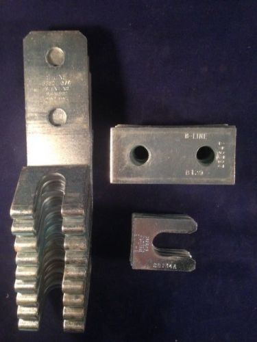 (lot of 9) b-line b650-3/4zn seismic retrofit bracket 3/4&#034; zinc for sale