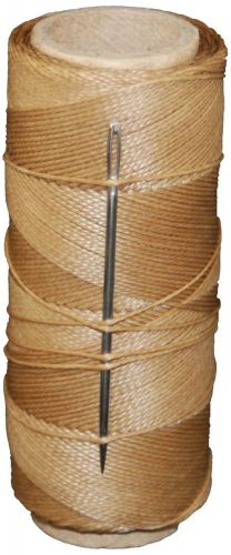 New t.w . evans cordage 11411 2-ounce wax sail kit with needle, brown for sale