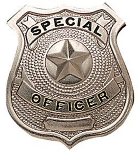 Nickel Plated Special Officer Badge 1902