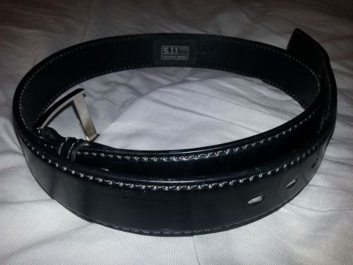 5.11 Black Leather Belt CCW CHL Duty belt