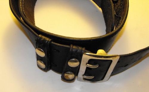 SAFETY SPEED Leather Police Security DUTY BELT w/ Keepers SIZE 36