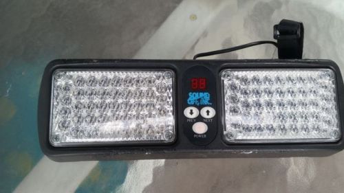Sound off inc etvlledrb led visor mount warning system light for sale