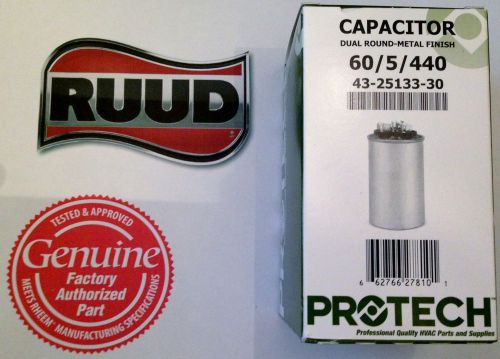 Rheem ruud capacitor 60/5 440 43-23204-20 43-26261-20 for sale