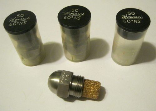 3 MONARCH .50 / 60 NS OIL BURNER NOZZLES for Heater Furnace