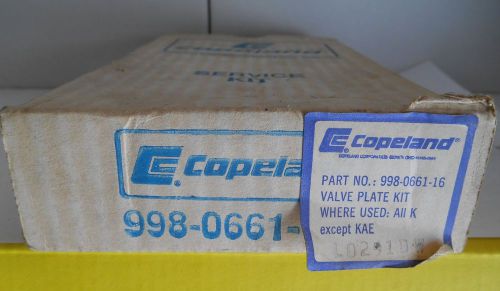 Copeland 998-0661-00 Compressor Valve Plate Kit NEW IN BOX