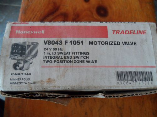 V8043F1051 1 INCH SWEAT CONTROL VALVE 24 VAC NORMALLY CLOSED