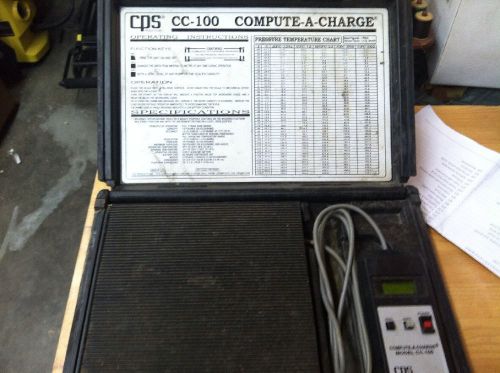 CPS CC100/CC100E Compute-A-Charge High Capacity Charging Scale Refigerant