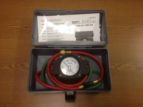 Mid-West Instrument Hydronic Flow Test Kit Model 841 0-300 inch H2O
