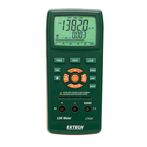 Extech lcr200 passive component lcr meter, us authorized distributor for sale