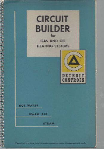 1955 Detroit Controls Circuit Builder for Gas &amp; Oil Heating Systems Handbook