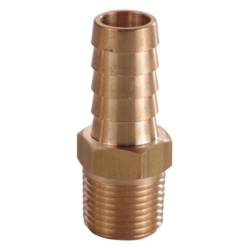 Hose barb, 3/8 in barb, 3/8 in mnpt, brass quantity 20 item # 6afn8 for sale