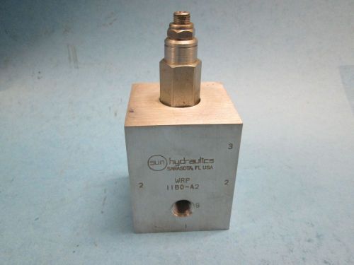 Wrp-iib0-a2 sun hydraulics aluminum hydraulic cartridge valve block for sale