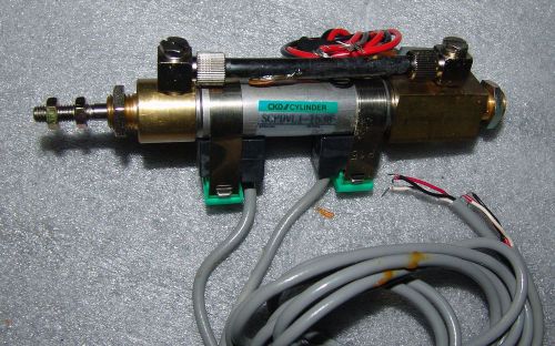 Pneumatic cylinder ckd , scpdvl1 , 15mm x 30mm stroke unused for sale