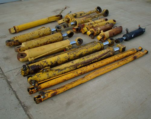 15 miscellaneous hydraulic cylinders lot for sale