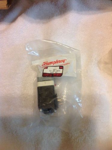 Humphrey mini-mizer solenoid pneumatic air valve 3e1 24vdc 39 80 for sale