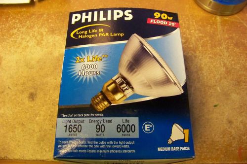 NEW Philips 90PAR38/IRC/FL25 120V Halogen Par Lamp 90W Floo