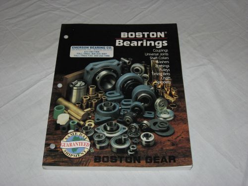 BOSTON Gear Bearings Products Industrial Supply Catalog