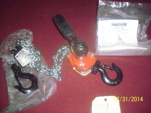 Lever operated chain hoist - cm brand - series 602 for sale