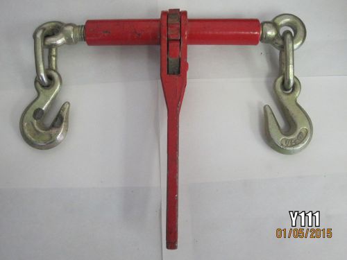 2200 lb. 1/4&#034; &#034; ratchet load binder chain equipment tie down rigging for sale