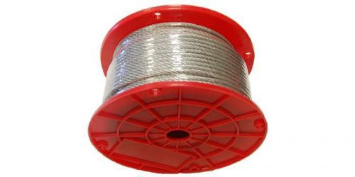 7x19 aircraft cable wire rope hot dip galvanized 1/4&#034;x500&#039;, 719gac014x500 for sale
