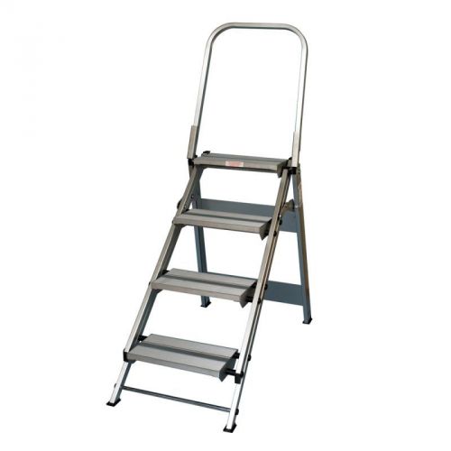 Xtend and climb wt-4b ultra aluminum folding 4-step stable stool w/ handrail for sale