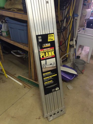 Gorilla Adjustable Plank, Model DP-0813, 8&#039; to 13&#039; aluminum, Brand New