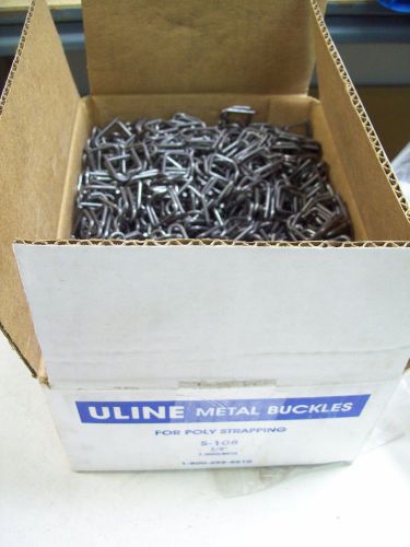 1/2&#034; Wire buckles FOR 1/2&#034; Poly Strapping 1000/CS ULINE S-108