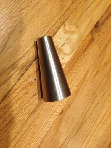 Stainless eccentric weld reducer 2&#034;- 1&#034; sanitary pipe tubing 51-25mm for sale