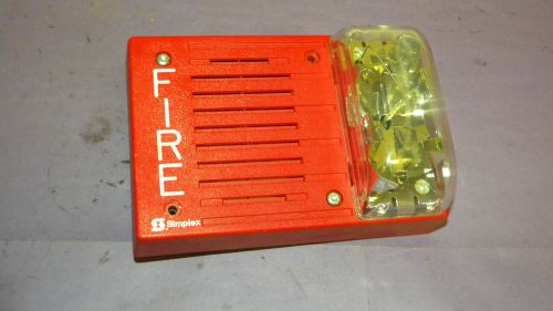 Used,Simplex 4903-9219 Rev B Fire Alarm Horn/Strobe  49039219