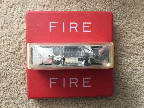 Wheelock rss-241575w red fire alarm remote strobe for sale