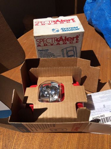 Spectralert advanced system sensor strobe std cd red for sale