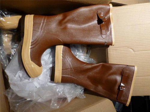 Men&#039;s neoprene steel shank boots size 6 lined 16&#034; high for sale