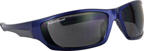 Smith &amp; Wesson Sw101-20C Metallic Blue Dual Molded Anti-Fog Shooting Glasses