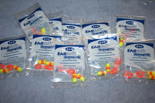EARsoft Superfit Earplugs - Lot of 10 - 33dB Aearo Company
