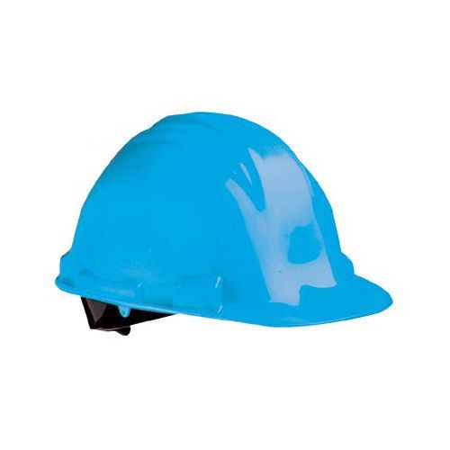North safety peak hard hats - white safety cap poly shell 6 point ratchet susp for sale
