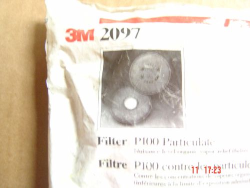 NEW - 3M - 2 Pack 2097 - P100 Particulate Cartridges - Fits 5, 6, 7K Series Mask
