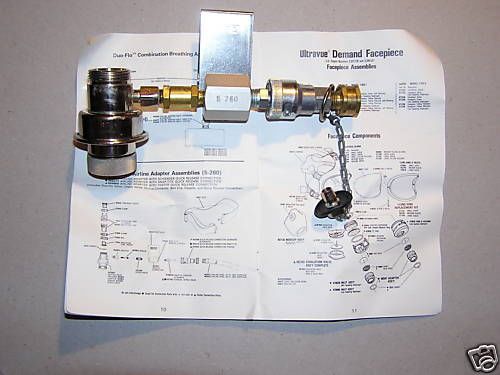 MSA Duo-Flo Airline Adapter Assembly, 5-260, New-in-pkg