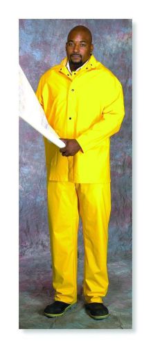 Rs100/4x - brand new size 4x-large yellow rainsuit 35mil pvc polyester -  men for sale